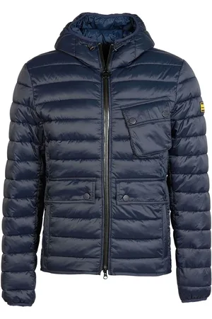 Barbour Racer Ouston Quilted Hooded JacketL