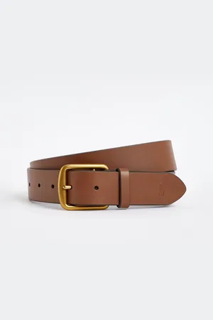 Ralph Lauren Saddle Leather Logo BeltXL