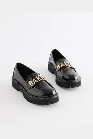 Ted Baker Czarne lakierowane mokasyny GirlsEU 29 (UK 11)