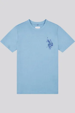 U.S. Polo Assn. U. S. Polo Assn. Boys Large Double Horsemen Graphic Print 100% Cotton T-Shirt122128 cm