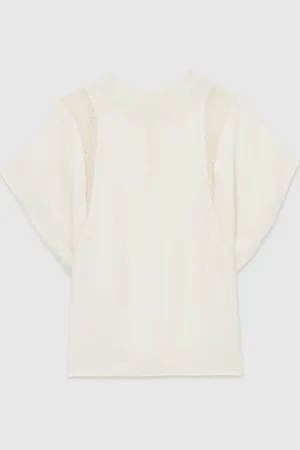 Reiss Harlowe Lace-Insert T-Shirt32