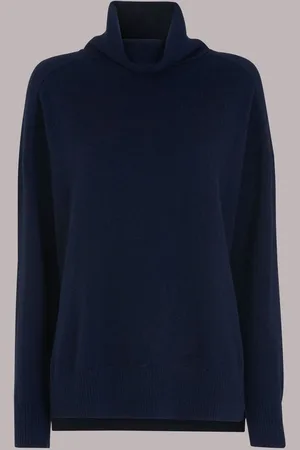 Whistles Kaszmirowy sweter z golfemL
