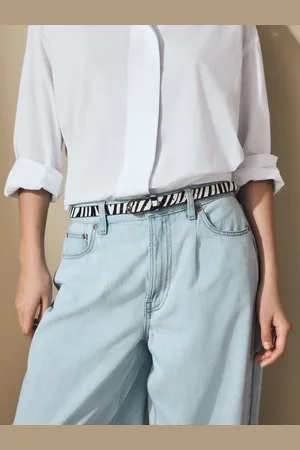 Next Skinny Hair on Leather BeltM