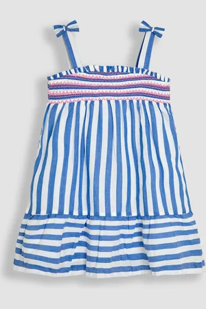 JoJo Maman Bébé Smocked Bodice Pretty Sun Dress104110 cm
