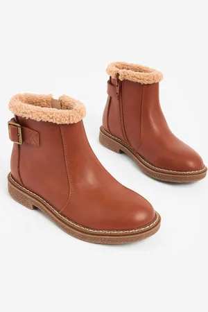 Next Leather Buckle Ankle BootsEU 37 (UK 4)