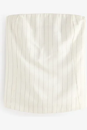 Next Striped Bandeau Top with LinenEU 48 (UK 20)