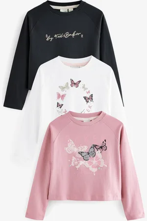 Ted Baker Multi Printed Long Sleeve 100% Cotton T-Shirts 3 Pack6 lat (116 cm)