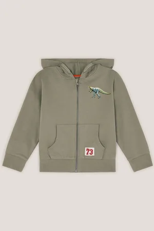 Monsoon Dinosaur Zip-Up 100% Cotton Hoodie152158 cm