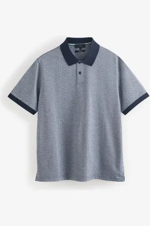 Ted Baker Stonowana żakardowa koszulka polo Auguso z krótkim rękawem, o regularnym kroju, w 100% z bawełny2X-L