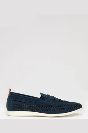 Threadbare Faux Suede Woven Loafersuk10eu44