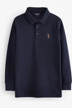 Next Long Sleeve Polo Shirt (3-16yrs)10 lat (140 cm)