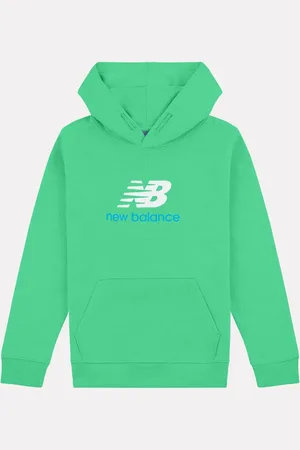 New Balance Kids French Terry Stacked Logo 100% Cotton Hoodie128134 cm