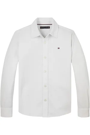 Tommy Hilfiger Regular Fit Micro Waffle Shirt10 lat (140 cm)