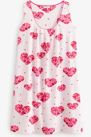 Cyberjammies Heart Printed Jersey Bus Short Nightdress44