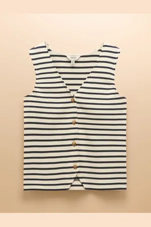 Joules Harbour Button Down Cotton TankEU 44 (UK 16)