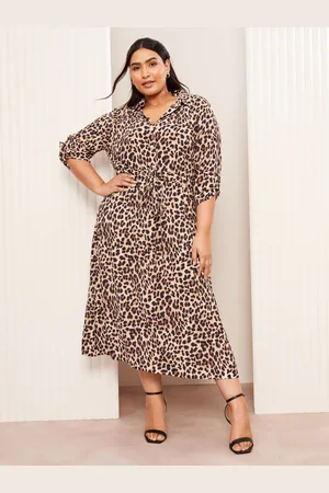 Friends Like These Long Sleeve Midi Shirt Dress48