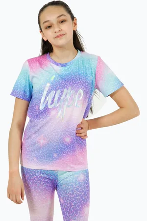 Hype Girls Purple Multi Star Dust T-Shirt7