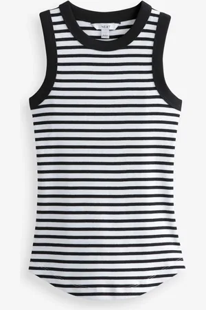Next Ribbed Racer Tank Vest Sleeveless Top48