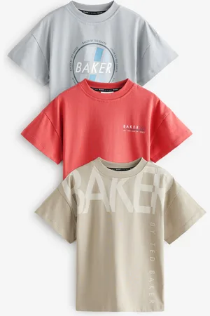 Ted Baker Graphic 100% Cotton T-Shirts 3 Pack140146 cm