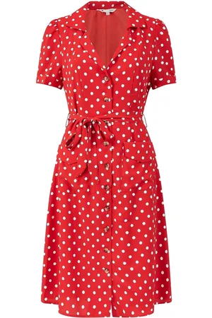 Yumi Retro Shirt Polka Dot Dress44