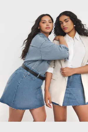 Simply Be 100% Cotton Denim Mini Skirt48