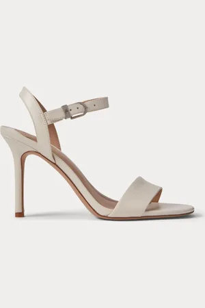 Ralph Lauren Gwen Strap Leather Heel SandalsEU 39.5 (UK 6)