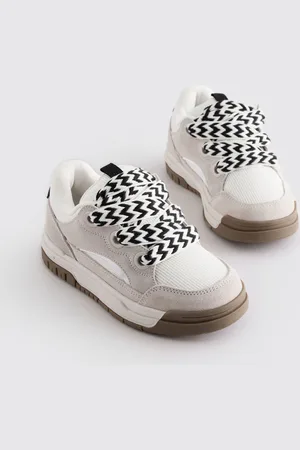 Next Chunky Lace Skate Trainersuk2eu345