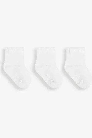 JoJo Maman Bébé 3-Pack Princess SocksDo 6 miesięcy (50