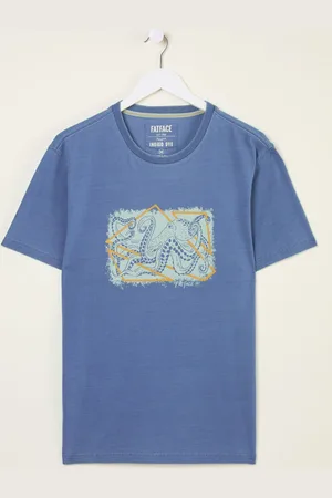 Fat Face FatFace Octopus Graphic Indigo T-shirt2XL regularny