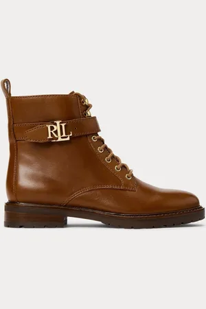 Ralph Lauren Eldridge Burnished Leather BootsEU 35.5 (UK 3)