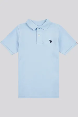 U.S. Polo Assn. U. S. Polo Assn. Boys Double Horsemen Pique 100% Cotton Polo Shirt9