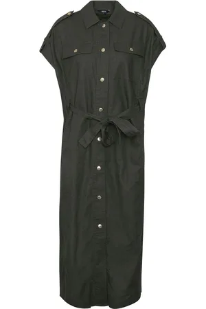 Barbour Grey Harlow Midi DressL