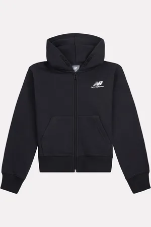 New Balance Girls Brush Back Graphic Zip Hoodie12