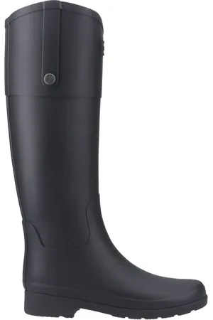 Hunter Refined Riding Boot Black WelliesEU 37 (UK 4)