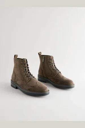 Next Brogue Zip Up BootsEU 45 (UK 11)