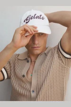 Reiss Bacio Ché Embroidered Motif Baseball CapJeden