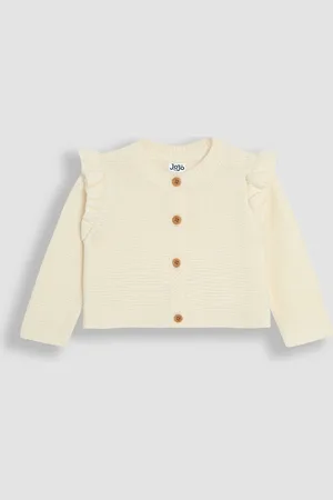 JoJo Maman Bébé Frill Shoulder Cardigan8086 cm