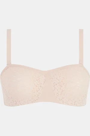 Chantelle Nude Norah Soft Feel Underwired Bandeau Strapless Bra75E