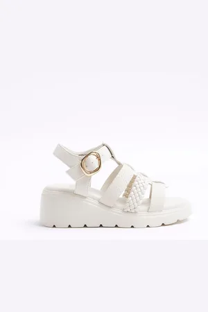 River Island Girls Plait Wedge SandalsEU 32 (UK 13)