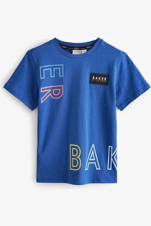 Ted Baker Blue 100% Cotton Graphic T-Shirt9 lat (134 cm)