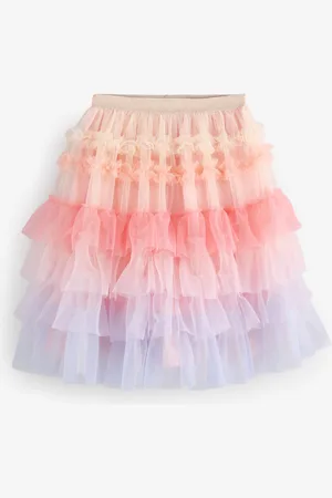 Next Frill Tiered Mesh Skirt (3-16yrs)9 lat (134 cm)