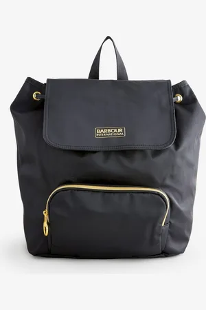 Barbour 100% Cotton Qualify Black BackpackJeden