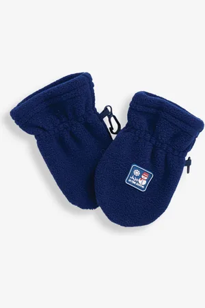 JoJo Maman Bébé Polarfleece Pop-On MittensDo 6 miesięcy (50