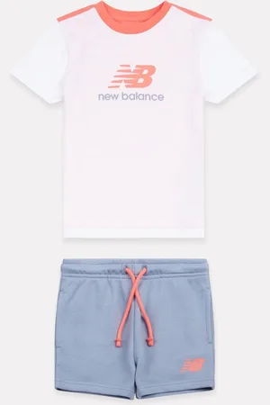New Balance Kids Jersey Ringer T-Shirt & Shorts Set9298 cm