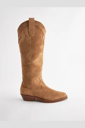 Next Forever Comfort Leather Western/Cowboy Knee High BootsEU 37 (UK 4)