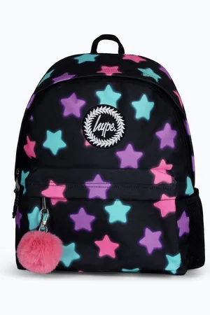 Hype . Unisex Star Glow Black BackpackJeden