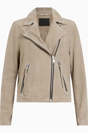 AllSaints AllSaints Suede Dalby Biker Jacket38