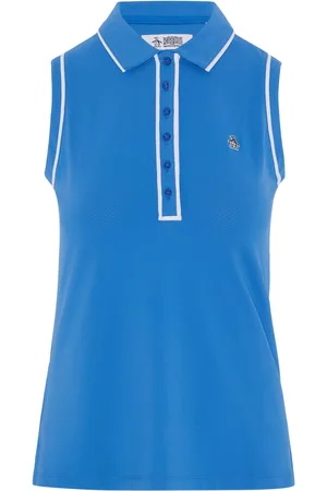 Original Penguin Koszulka pola bez rękawów z lamówką S