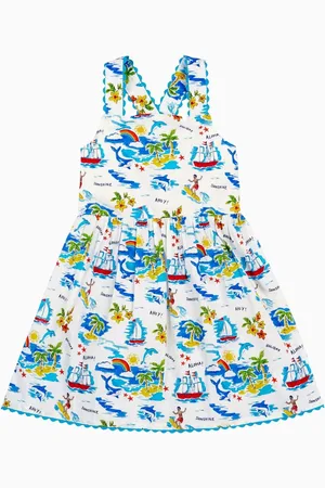 Frugi Girls Seraphina White Dress128134 cm