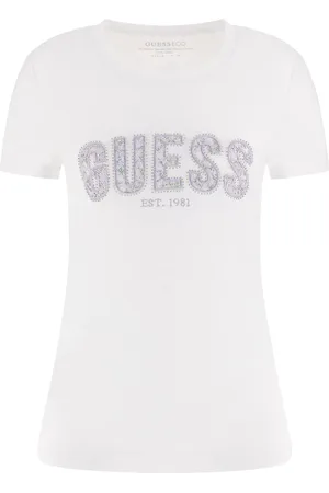 Guess Short Sleeve Logo Lace T-ShirtXL